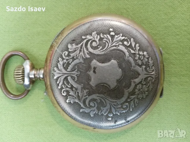 старинен сребърен часовник , снимка 2 - Мъжки - 49196178