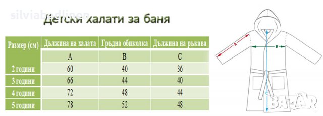 Комплект от 3 части с бродерия - детски халат с кърпа и чехли от памук, снимка 6 - Хавлии и халати - 39260801