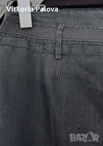 Модерен панталон PROMOD Франция, лен и рами ( коноп), снимка 5 - Панталони - 49033076