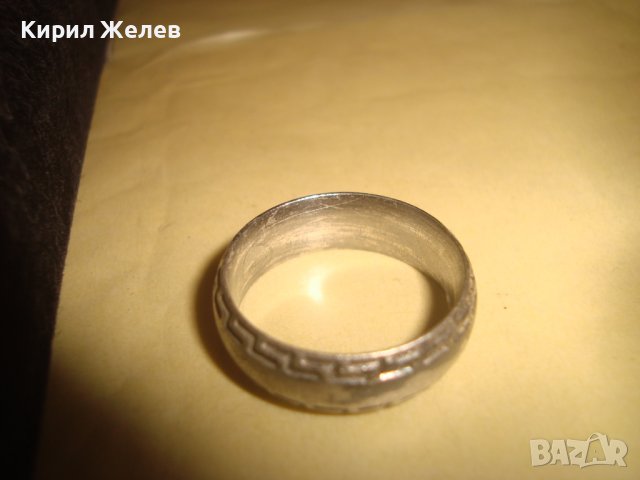 СТАР СТИЛЕН СРЕБЪРЕН ПРЪСТЕН Тип ХАЛКА с ВЕРСАЧЕ ОРНАМЕНТИКА 32497, снимка 14 - Антикварни и старинни предмети - 38352356