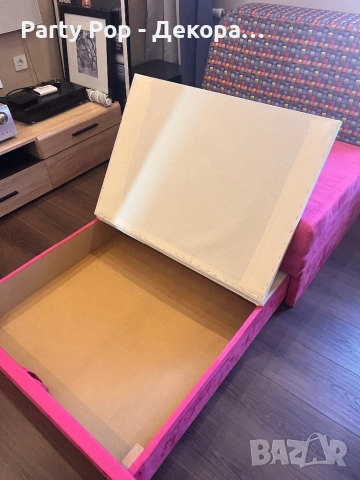 Разтегателно легло 180х90 с вграден матрак, снимка 3 - Спални и легла - 52789239