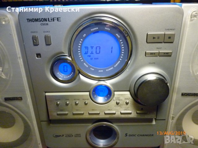 Thomson LIFE CS 520 audio system 5 CD aux, снимка 2 - Аудиосистеми - 26210297