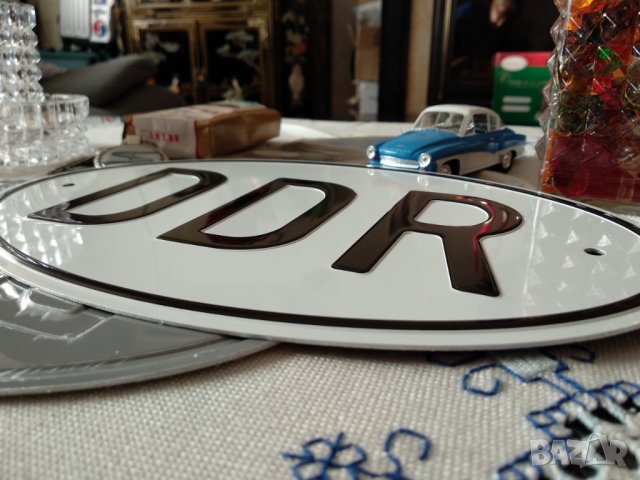 DDR * ГДР - Oвална релефна МПС национална табелка , снимка 5 - Аксесоари и консумативи - 27394373