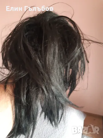 Перука, черна синтетична, снимка 2 - Аксесоари за коса - 50299724