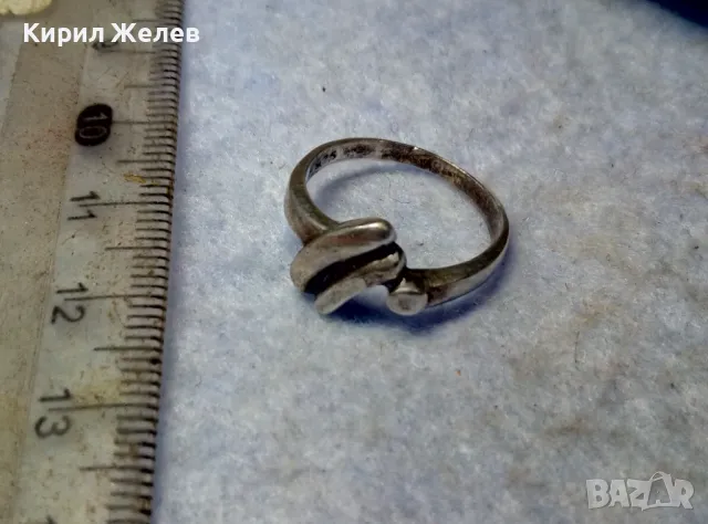 СТИЛЕН АРТ ДИЗАЙН СРЕБЪРЕН ПРЪСТЕН СРЕБРО 925 ПРОБА РЪЧНА РАБОТА 49887, снимка 8 - Пръстени - 49757495