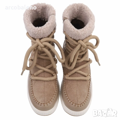 Дамски зимни боти до глезена, 3цвята , снимка 12 - Дамски боти - 52753355