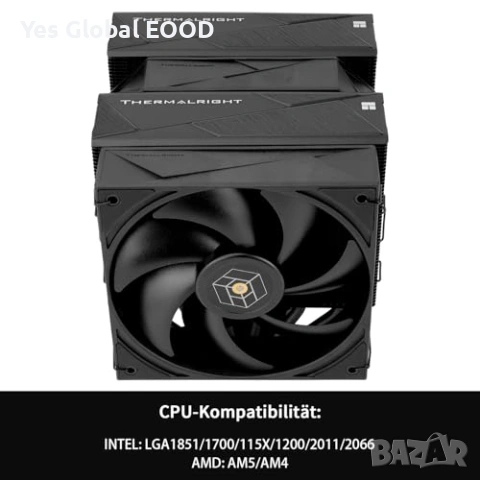 Thermalright Royal Pretor 130 Black въздушен охладител за CPU, снимка 3 - Други - 53152542