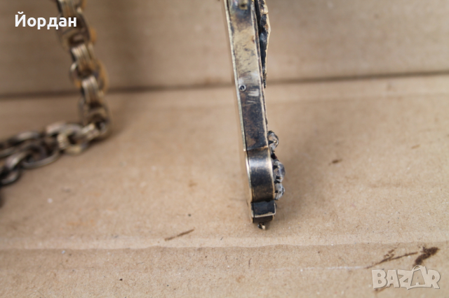 Сребърен епископски кръст с позлата, снимка 9 - Други ценни предмети - 44843604