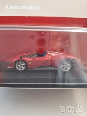 Количка IXO Ferrari Daytona SP3 2021- мащаб 1:64, снимка 1 - Колекции - 49562074