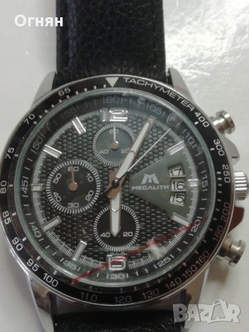 Моден Хронограф  MEGALITH , снимка 2 - Мъжки - 28532383