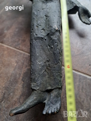 бронзова скулптура на Исус Христос, Разпятие 33/1, снимка 6 - Декорация за дома - 53382728