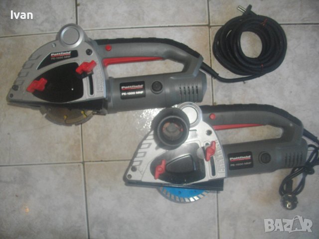 1500 Вата-Немска Каналокопка Фреза Прокопаване Канали-ф125мм-Копае 30мм-Почти Нова-PATTFIELD-Germany, снимка 4 - Други инструменти - 43466510