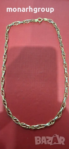 Златен ланец, снимка 3 - Колиета, медальони, синджири - 53388423