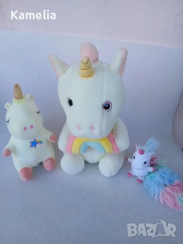 Еднорог - плюшени играчки, снимка 5 - Плюшени играчки - 50897435