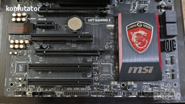 MSI H97 Gaming 3 Intel Core I7-4770 Cooler Master, снимка 5 - Дънни платки - 52968699