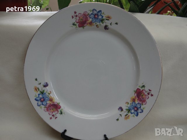 Порцеланови големи кръгли плата, снимка 2 - Чинии - 43185076