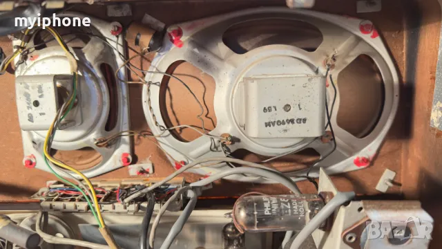  Ретро Радио Philips Работещо, снимка 10 - Антикварни и старинни предмети - 50071990