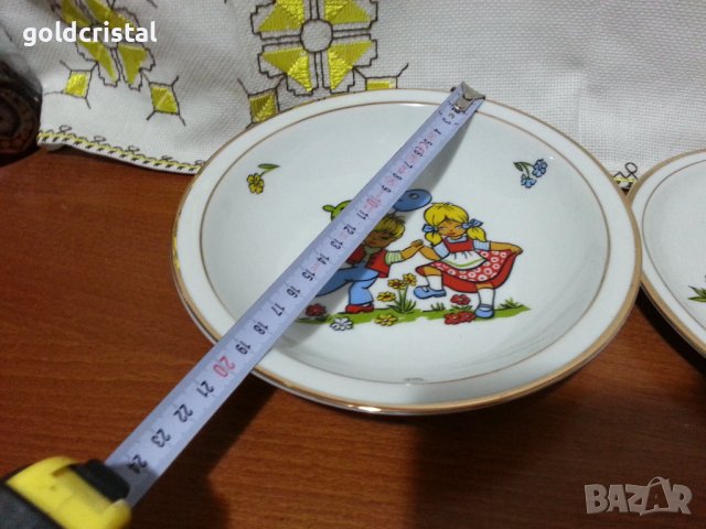 Полски порцелан детски комплект за хранене , снимка 5 - Антикварни и старинни предмети - 43453425