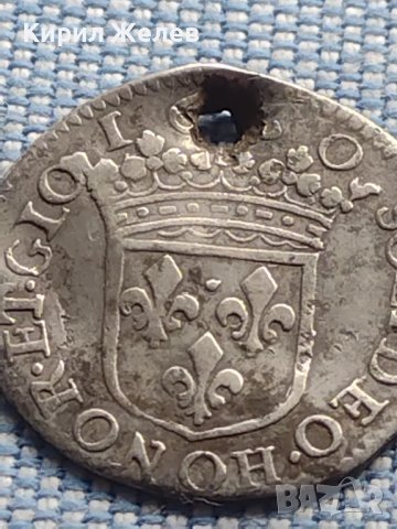 Сребърна монета 1/12 Екю 1660г. Уйлям Хайнрих Оранж 13795, снимка 9 - Нумизматика и бонистика - 42969722