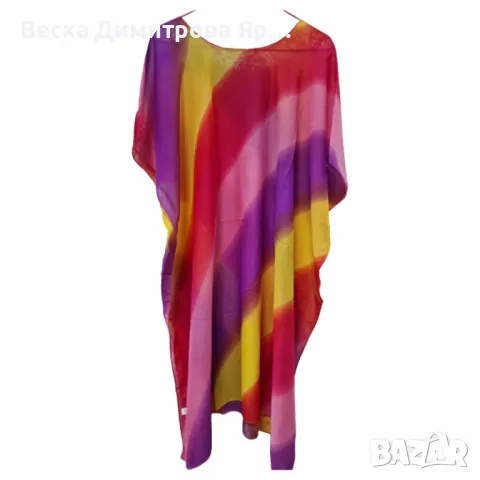 Плажна туника 90x90 – Перфектният избор за стил и комфорт през лятото, снимка 8 - Туники - 50198347