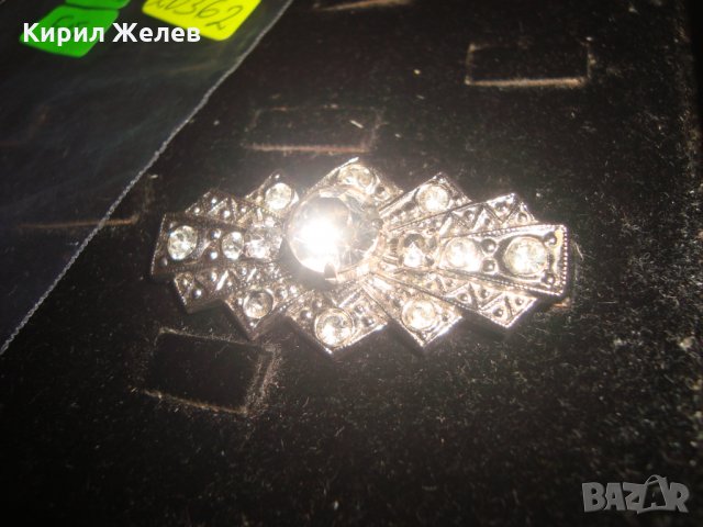 СТАРА СКЪПОЦЕННА АРТ ДЕКО БРОШКА 20362, снимка 9 - Антикварни и старинни предмети - 33362637