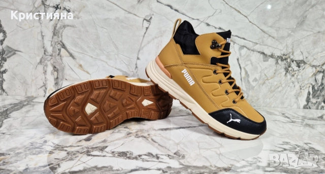 Мъжки зимни кубинки с топла дебела вата 