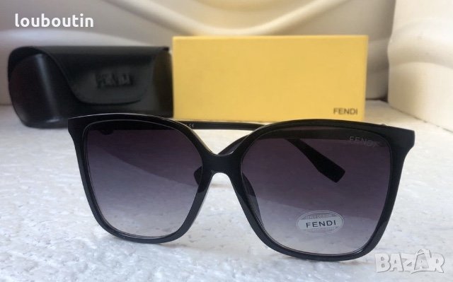 Fendi 2020 дамски  слънчеви очила с лого, снимка 3 - Слънчеви и диоптрични очила - 28386405