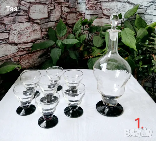 Стъклени сервизи за ракия, снимка 4 - Сервизи - 50380998