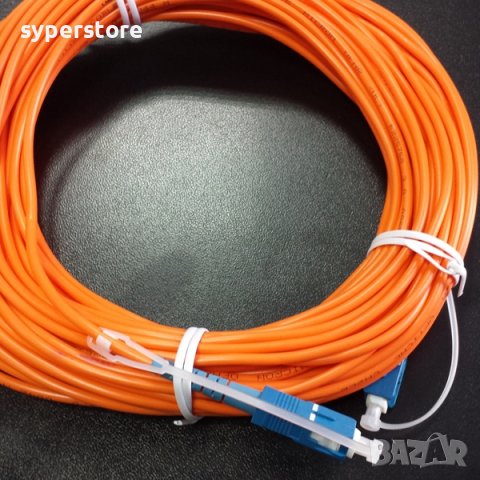 Оптичен кабел (20m) Fiber Optic SC-SC 62.5-125um, SS300583, снимка 1 - Други - 38850058