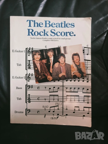 Оригинална ,английска книга The Beatles Rock Score