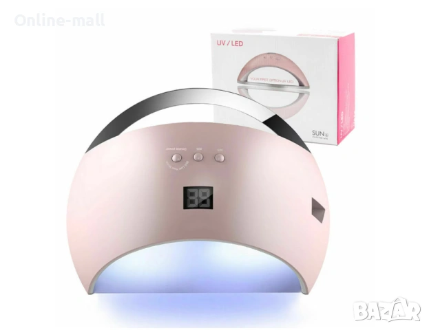 Професионална UV/LED Лампа за Маникюр Sun6 – 48W, Двойна светлинна технология, Магнитно дъно и Смарт, снимка 2 - Продукти за маникюр - 53244214