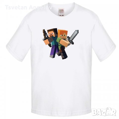 Детска тениска майнкрафт Minecraft 6, снимка 5 - Детски тениски и потници - 32697331