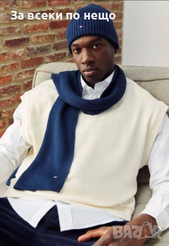 Tommy Hilfiger Комплект Зимен Шал И Зимна Шапка - Налични Различни Цветове Код SK429, снимка 3 - Шалове - 53027567