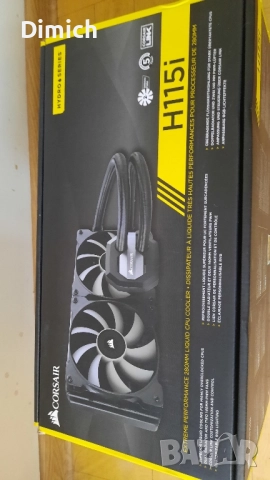 Водно охлаждане Corsair H115i
