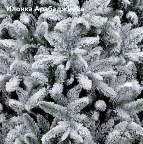 Изкуствена елха K r i n g Melbourne, Цялата заснежена с метална стойка., снимка 2 - Декорация за дома - 52344627