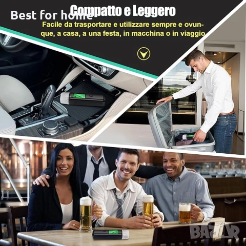 Преносим алкохолен тестер Pious с 10 дюзи, снимка 7 - Друга електроника - 51524089