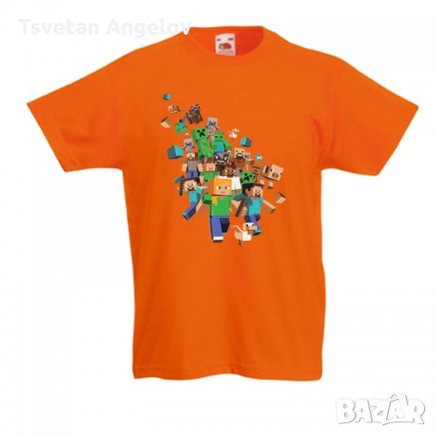 Детска тениска майнкрафт Minecraft 3, снимка 4 - Детски тениски и потници - 32697606