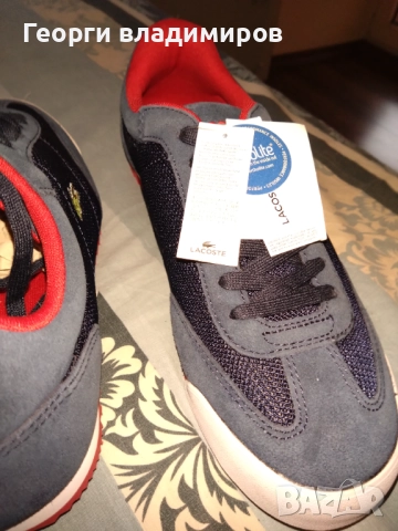 Lacoste естествен велур супер качество,оригинал , снимка 5 - Маратонки - 52577498