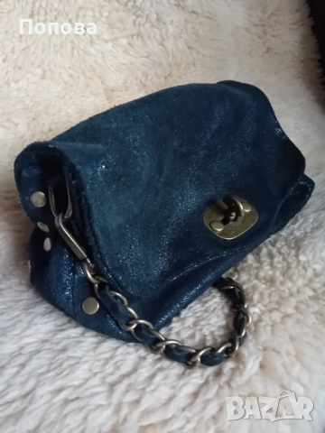 Уникална италианска чанта естествена кожа , снимка 8 - Чанти - 52195136