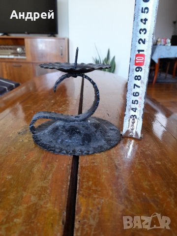 Стар свещник #16, снимка 3 - Антикварни и старинни предмети - 40208157