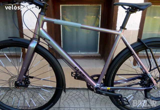 КЮБ Хайд Pro ! Ремъчно задвижване ! Алфайн 8 ! Уникат-хамелеон !, снимка 5 - Велосипеди - 50979248