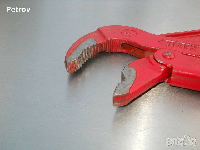 ALARM Germany - 1 1/2" PROFI ВЪРХОВНОКАЧЕСТВЕН Тръбен Ключ !!! ORIGINAL ALARM Made in Germany !!, снимка 2 - Гедорета - 36836249