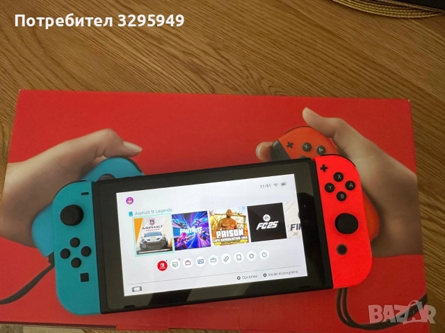 Nintendo Switch 1 с две игри подарък, снимка 3 - Игри за Nintendo - 52976010