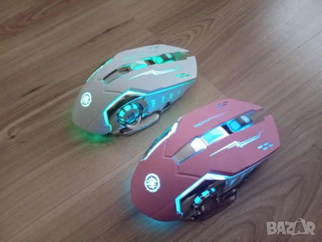 Безжични Презареждаеми Блутут Мишки Wireless Rechargeable Bluetooth Mouse, снимка 4 - Клавиатури и мишки - 53564093