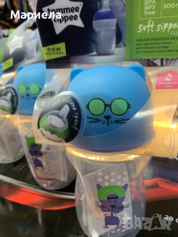 Tommee Tippee Soft Sippee Cup 12m+ / Чаша с мек накрайник и клапан, снимка 3 - Прибори, съдове, шишета и биберони - 52006880