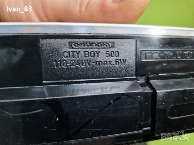 Радио Grundig city boy 500, снимка 3 - Радиокасетофони, транзистори - 39189242