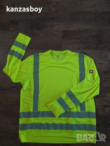 engelbert strauss warnschutz funktions longsleeve - мъжка работна блуза КАТО НОВА 3ХЛ точни размери , снимка 4 - Блузи - 40061371