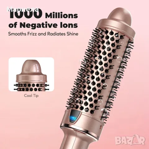 Термочетка Farery, керамична турмалинова йонна четка за маша/38 мм., снимка 6 - Маши за коса - 50124274