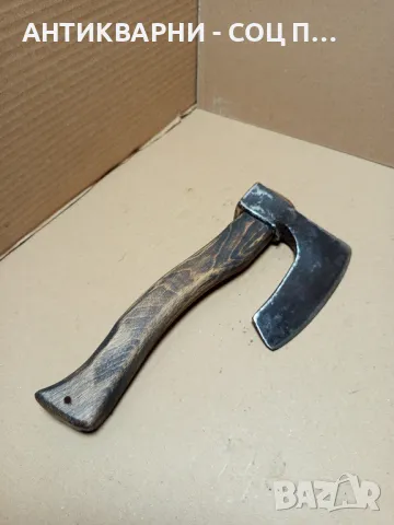 Стара Ръчно Кована Ловно Рибарска Брадвичка Номер 3. Тегло 0.650кг., снимка 4 - Антикварни и старинни предмети - 50436395