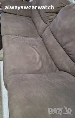 Диван двоен с облегалки / канапе / прав диван, снимка 3 - Дивани и мека мебел - 51416331